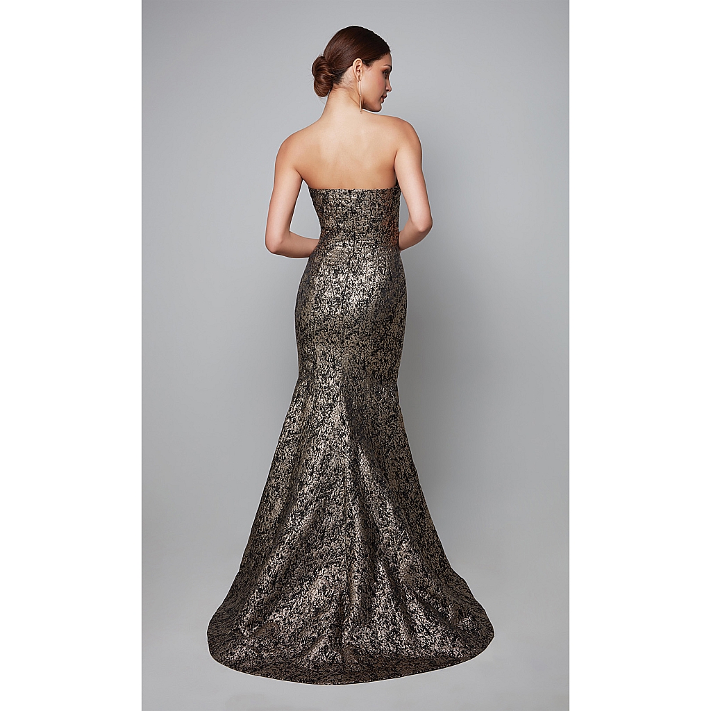 slim fit dress slacks Strapless Short Homecoming Dress with Swirling Sequins– PromGirl main image 1