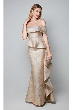 slim fit dress slacks Alyce Paris 61971 - Long Crystal Ice Ballgown Dress main image 1
