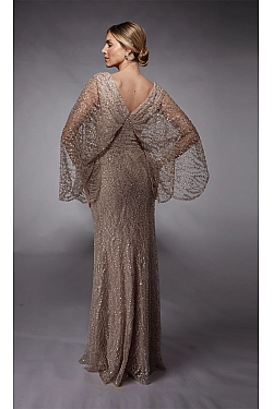 gold and silver paris dresses Long Prom Dress: Alyce 61976 Gold / 000 main image 1