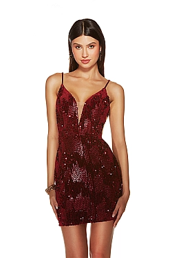 places to go dress shopping for homecoming Alyce Paris Corset Fringe Short Homecoming Dress 4941