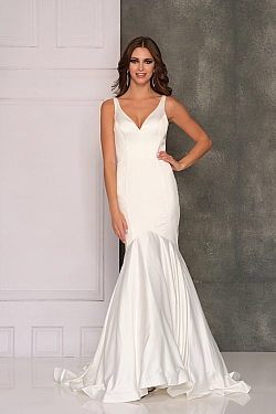 dave and johnny dresses Wedding Dress by 12013 Ivory / 12 3D Floral Short Sleeve Wedding Dress by Dave and Johnny 12013 Illusion V Dave & Johnny Prom Dress