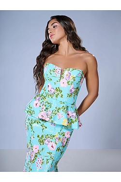 white christmas dresses Tiffany Strapless Beaded Mermaid Prom Dress 16103 Ivory/Champagne / 0