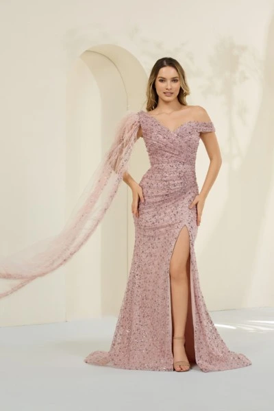 Cecilia Couture Dress 8042
