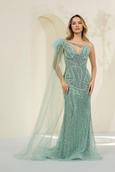 Cecilia Couture Dress 8044